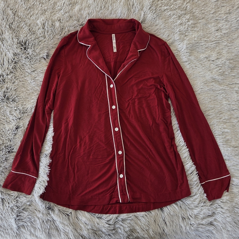 Soma Cool Nights Pajama Set - Paint the Town Red - Picture 3 of 8